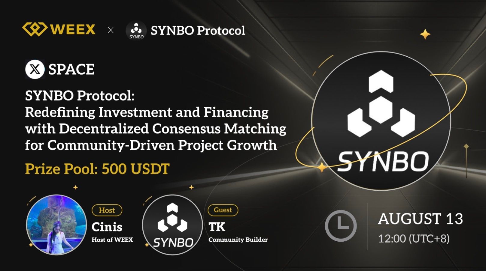 WEEX x SYNBO Protocol X Space Recap: Redefining Investment with Decentralized Consensus