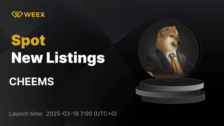 CHEEMS (CHEEMS) Gets Listed on WEEX Spot – CHEEMS USDT Trading Goes Live