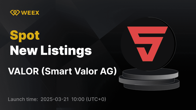 Smart Valor AG (VALOR) Now Listed on WEEX – Start Trading VALOR USDT Today!